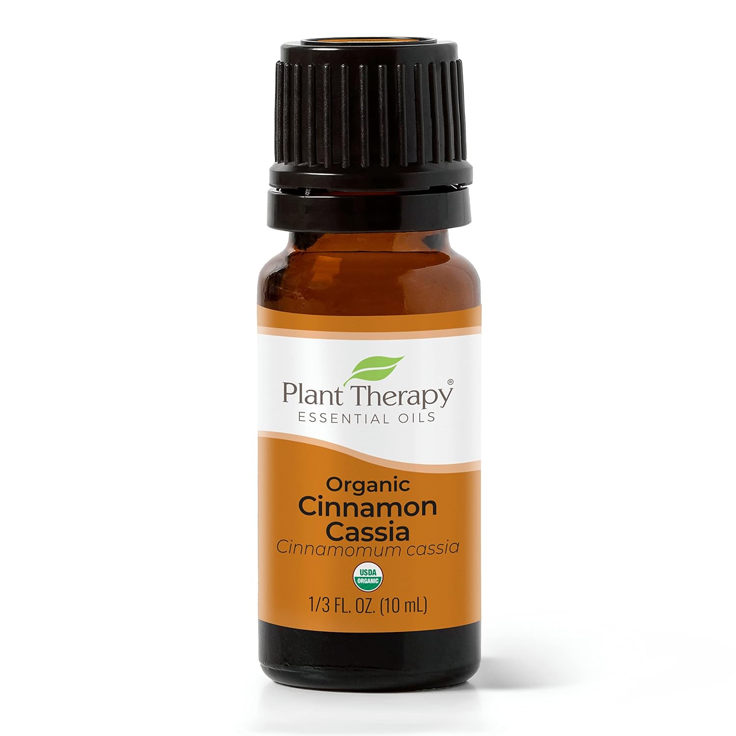 Plant Therapy Usda Certified Organic Cinnamon Cassia Essential Oil 10 Ml (1/3 Oz) 100% Pure, Undiluted, Therapeutic Grade