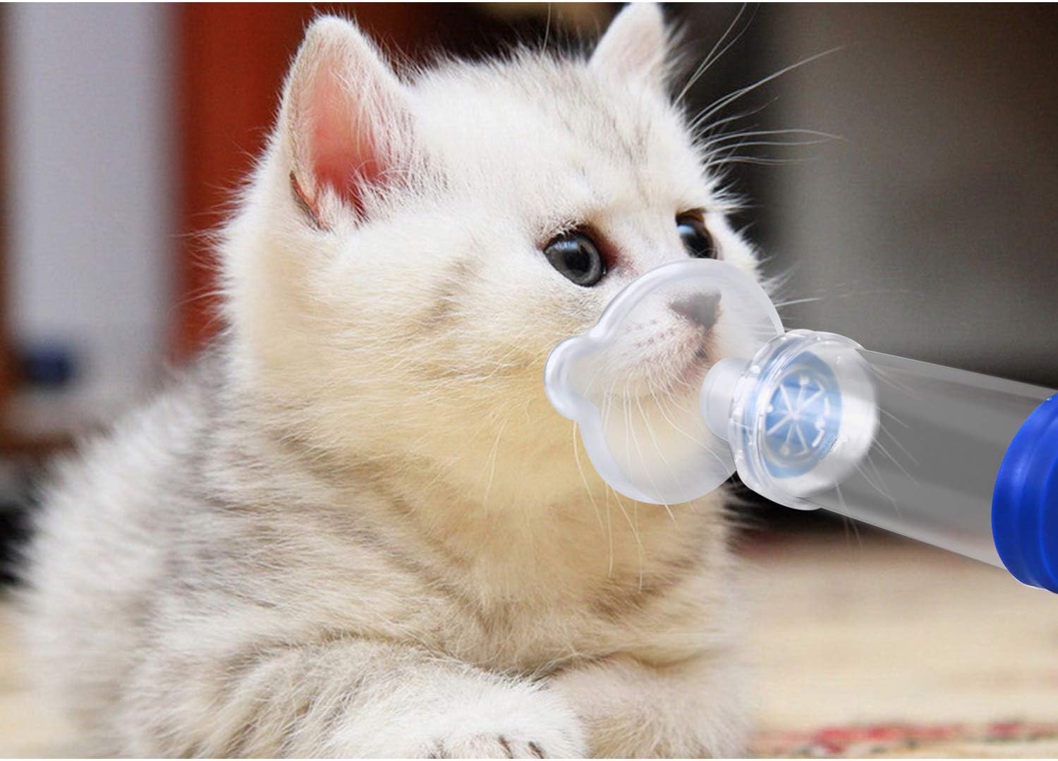 Uwows Inhaler Spacer For Cats Or Dogs,Aerosol Chamber For Pets,Come With Mask,Helps Pets With Delivering Medication