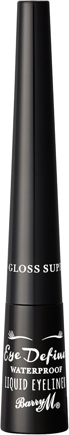 Barry M Cosmetics Eye Define Longlasting Liquid Eyeliner, Super Gloss Black : Amazon.co.uk: Beauty