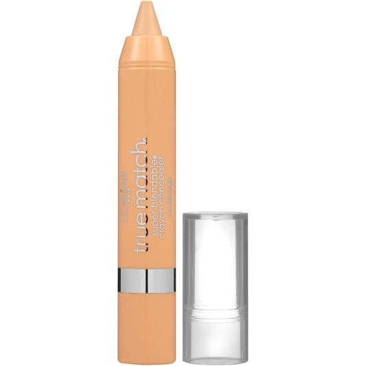 L'Oreal Paris True Match Super Blendable Crayon Concealer, Fair/Light Warm, 0.1 Oz