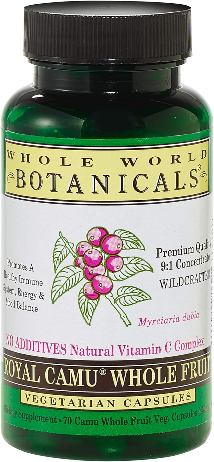 Whole World Botanicals - Royal Camu Dark, 70 Vegetarian Capsules : Health & Household