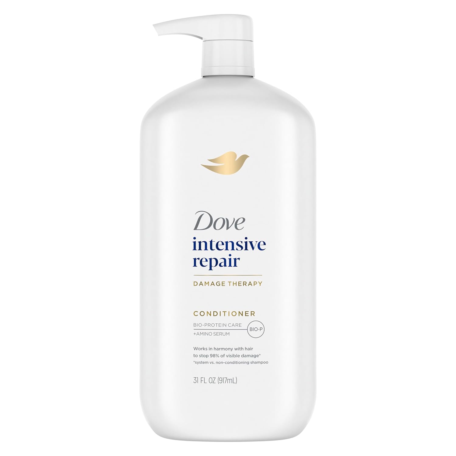 Dove Conditioner Intensive Repair Pack Of 4 For Damaged Hair Conditioner With Bio-Restore Complex 31 Oz