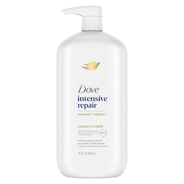 Dove Conditioner Intensive Repair Pack Of 4 For Damaged Hair Conditioner With Bio-Restore Complex 31 Oz