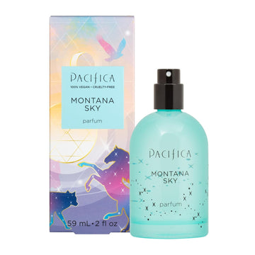 Pacifica Beauty Montana Sky Spray Perfume, Fragrances, Grounding, Cedarwood, Elderflower, Black Pepper, Sandalwood, Perfume Spray, Clean Perfume, Parfum, Eau De Toilette, Vegan, 2 Fl Oz (1 Count)