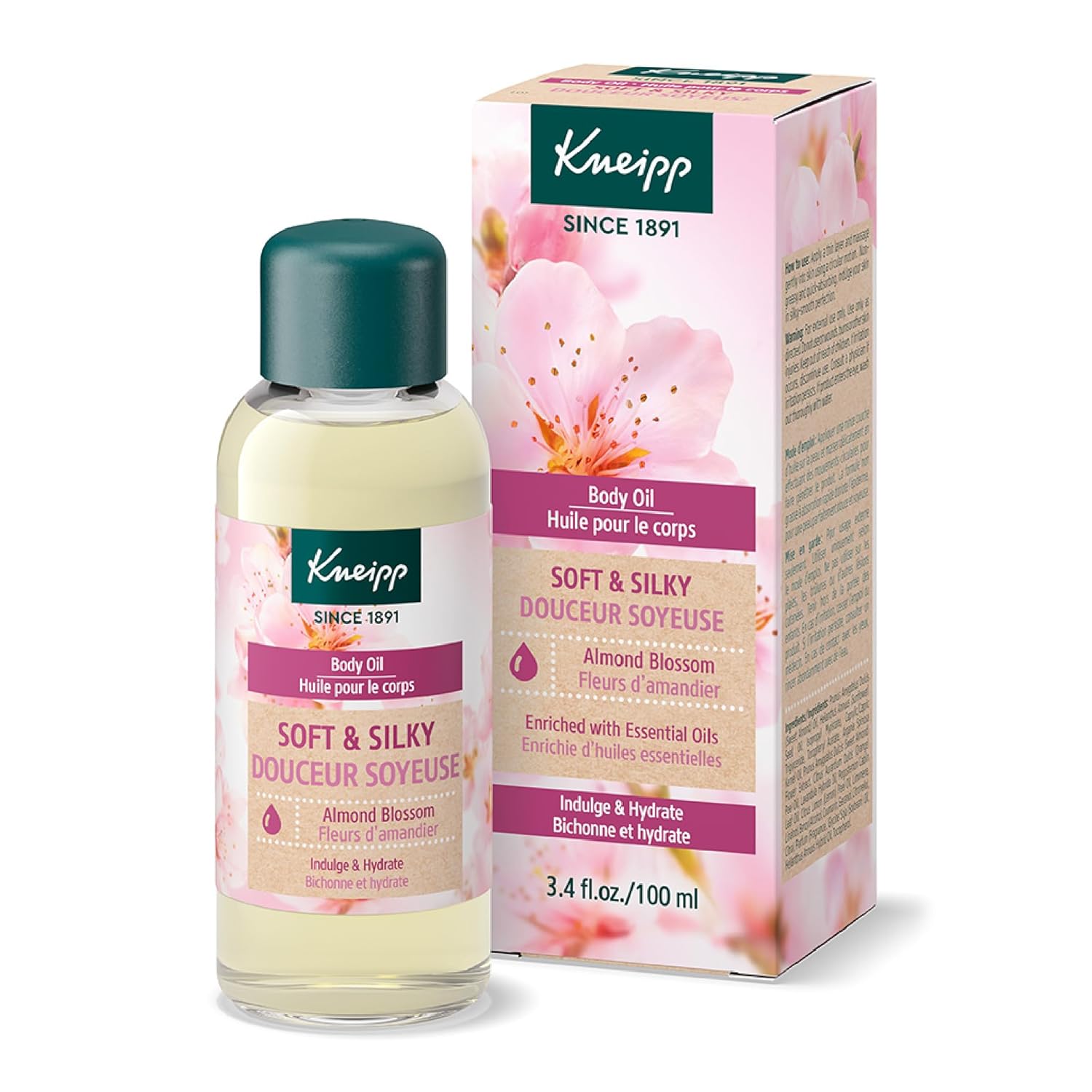 Kneipp Body Oil, Soft Skin Almond Blossom, 3.38 Fl. Oz