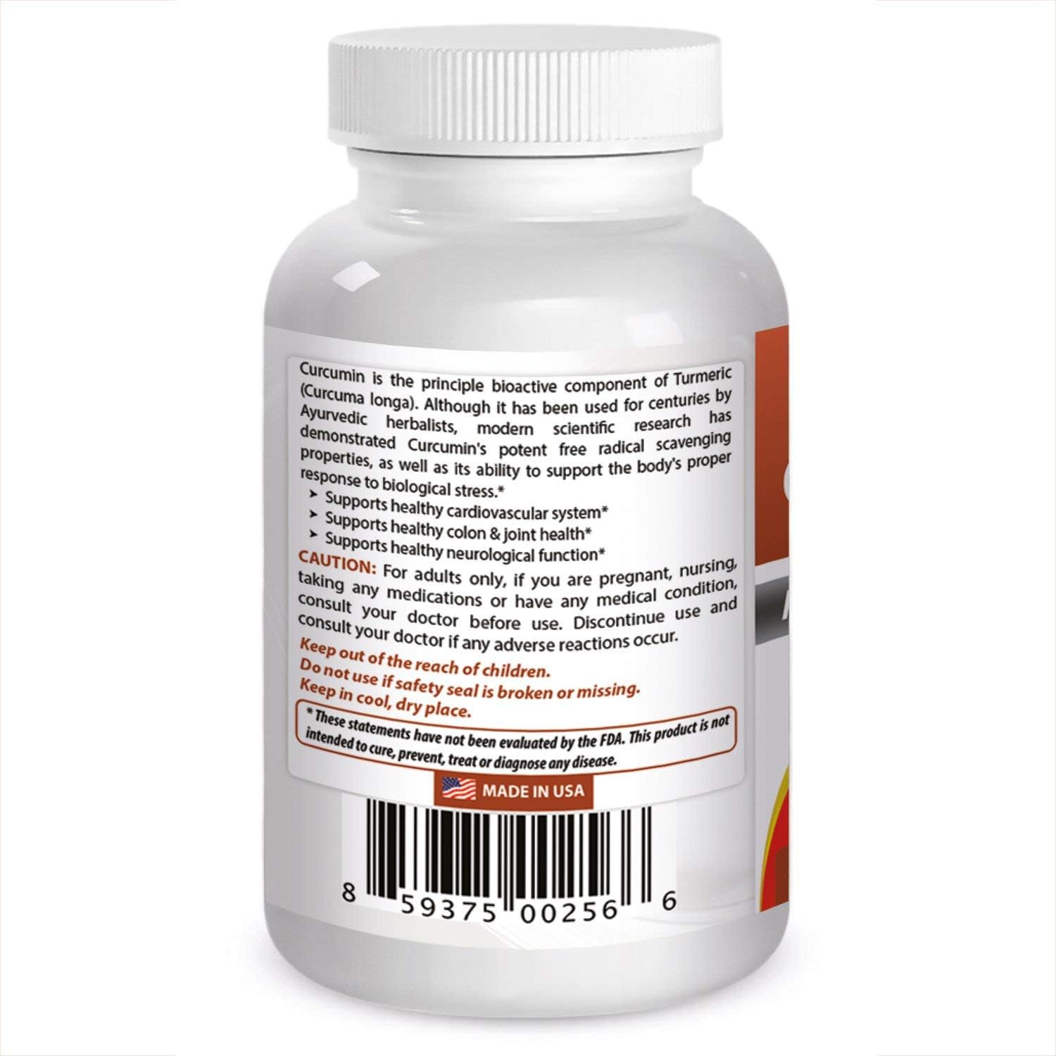 Best Naturals Turmeric Curcumin Extract 700 Mg 120 Veggie Capsules - Max Potency - Super Strength Curcumin) With 95% Curcuminoids For Maximum Health & Vitality! Strongest & Most Effective