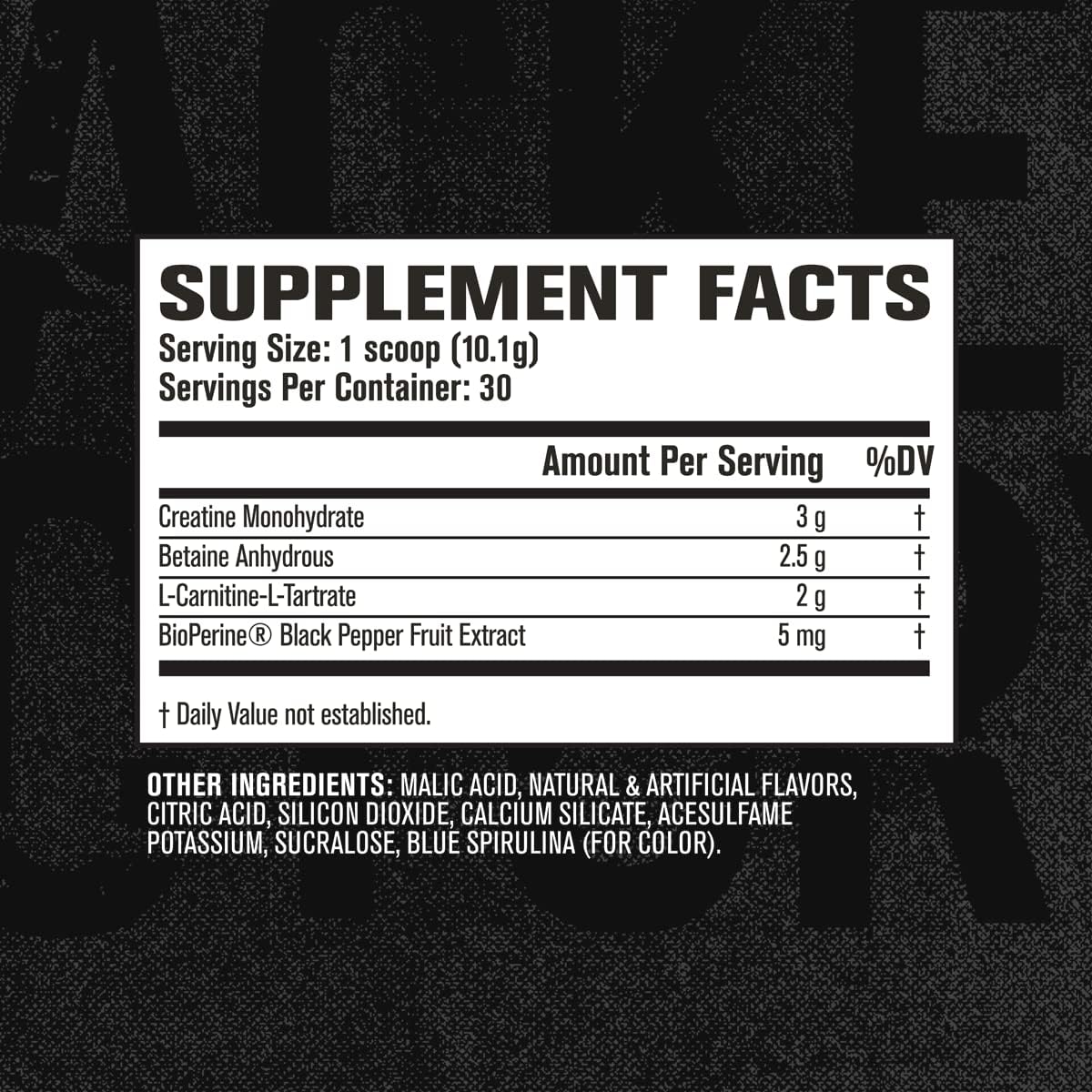 Jacked Factory Growth Surge Creatine Post Workout w/L-Carnitine - Daily Muscle Builder & Recovery Supplement with Creatine Monohydrate, Betaine, L-Carnitine L-Tartrate - 30 Servings, Blue Raspberry : Health & Household