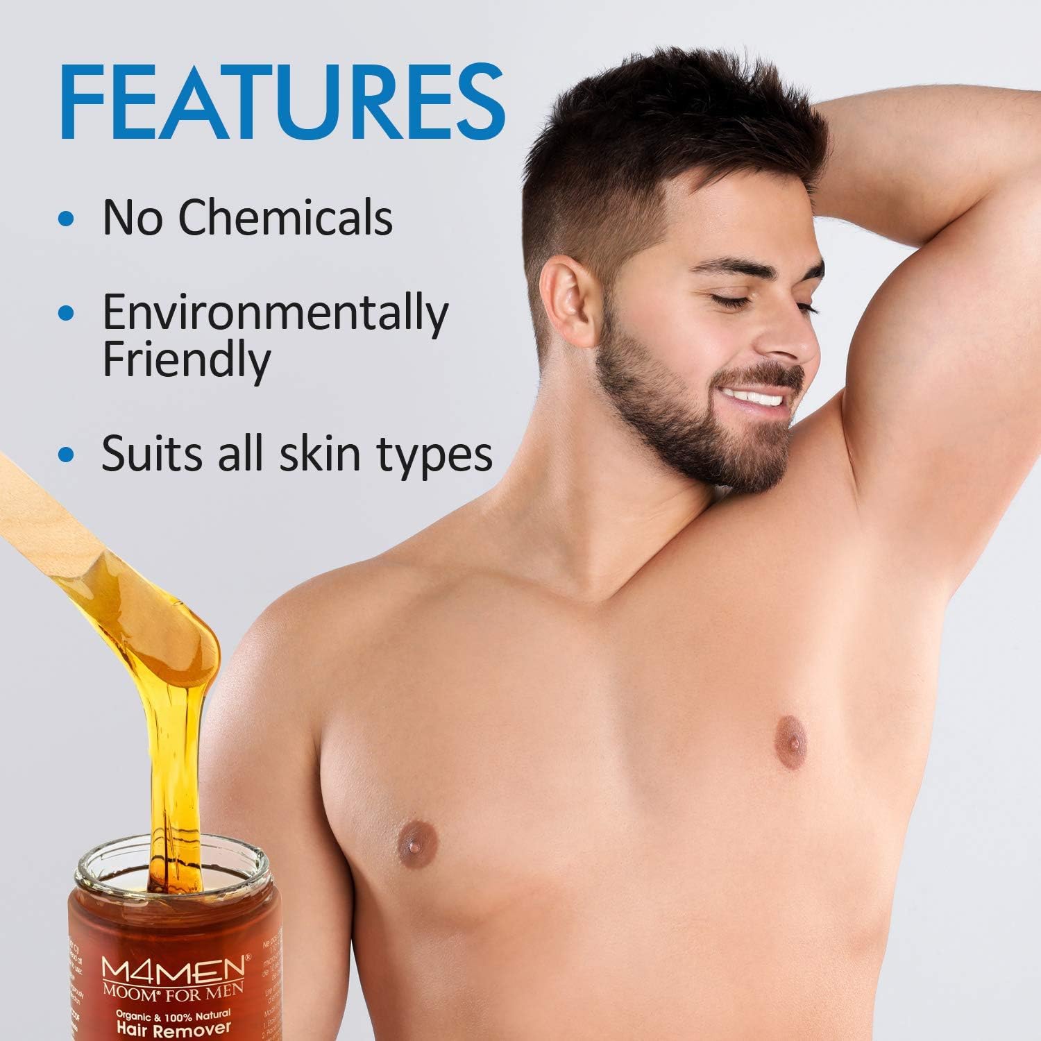 Moom For Men Wax Hair Removal System