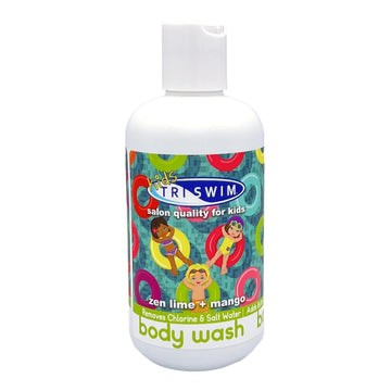 Triswim Kids Scented Body Wash After-Swimmer Skincare, Chlorine Removal, Soothes And Moisturizes Skin, Relieves Symptoms Eczema & Dry Skin