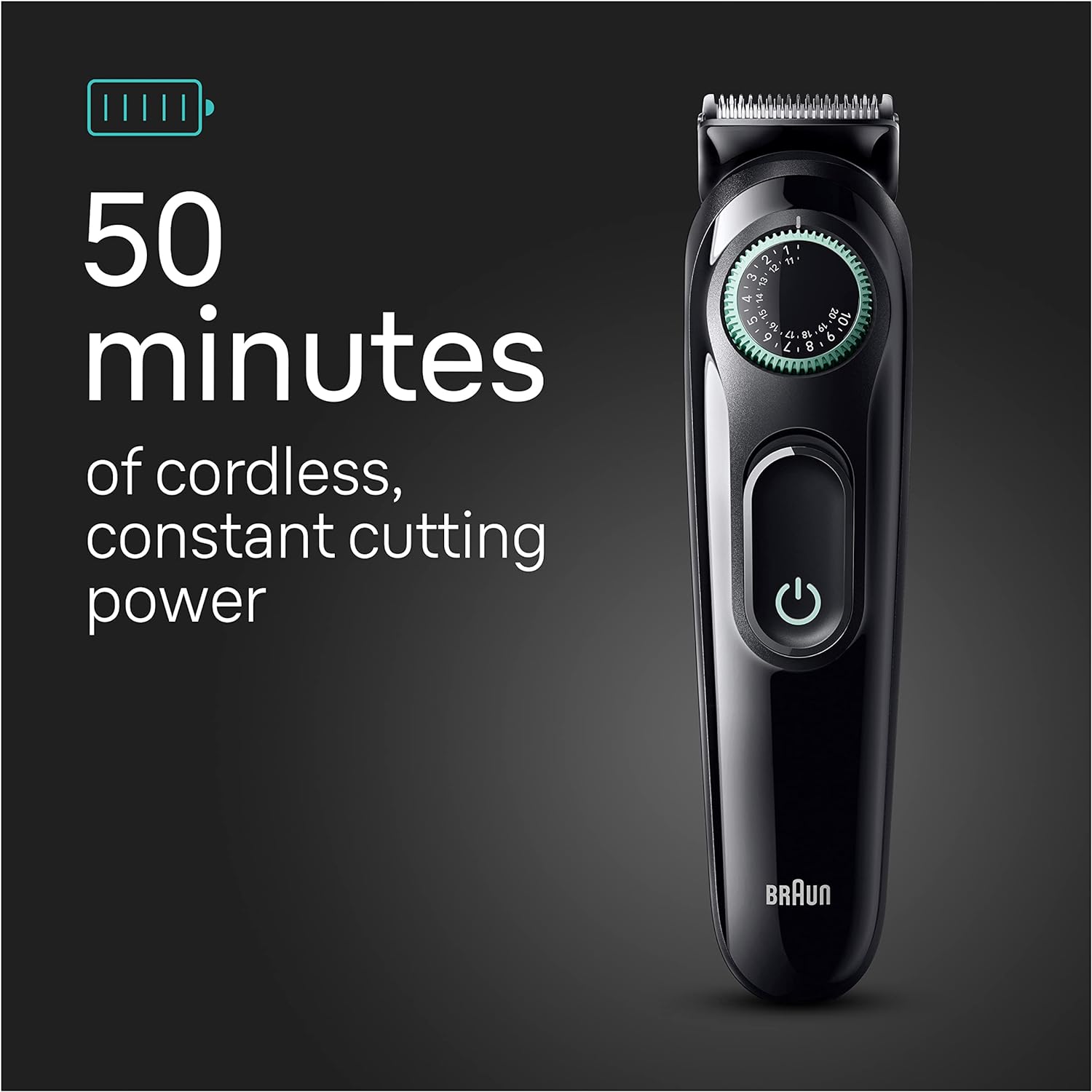 Braun All-In-One Style Kit Series 3 3430, 3-in-1 Trimmer for Men with Beard Trimmer, Ear & Nose Trimmer, Hair Clippers, Ultra-Sharp Blade, 20 Length Settings, Washable : Beauty & Personal Care