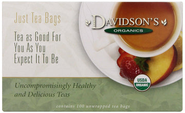 Davidson'S Organics, Children'S Christmas Tea, 100-Count Unwrapped Tea Bags