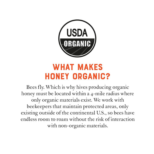 Nate'S Organic 100% Pure, Raw & Unfiltered Honey - Usda Certified Organic - 32Oz. Squeeze Bottle