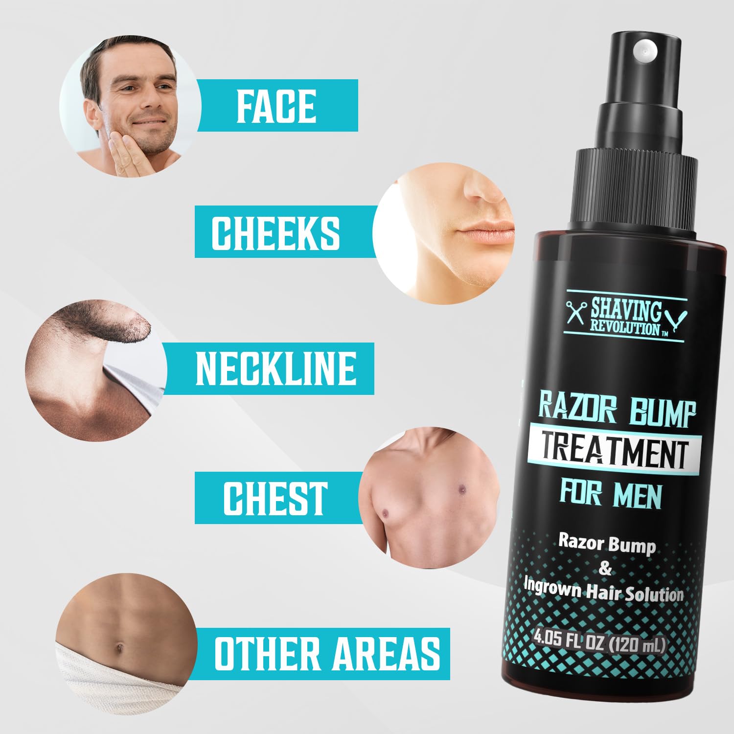 Viking Revolution Razor Bumps Treatment for Men Ingrown Hair Removal - After Shave for Men Ingrown Hair Serum - Salicylic Acid Bump Stopper Ingrown Hair Treatment for Men Razor Burn Treatment for Men : Beauty & Personal Care