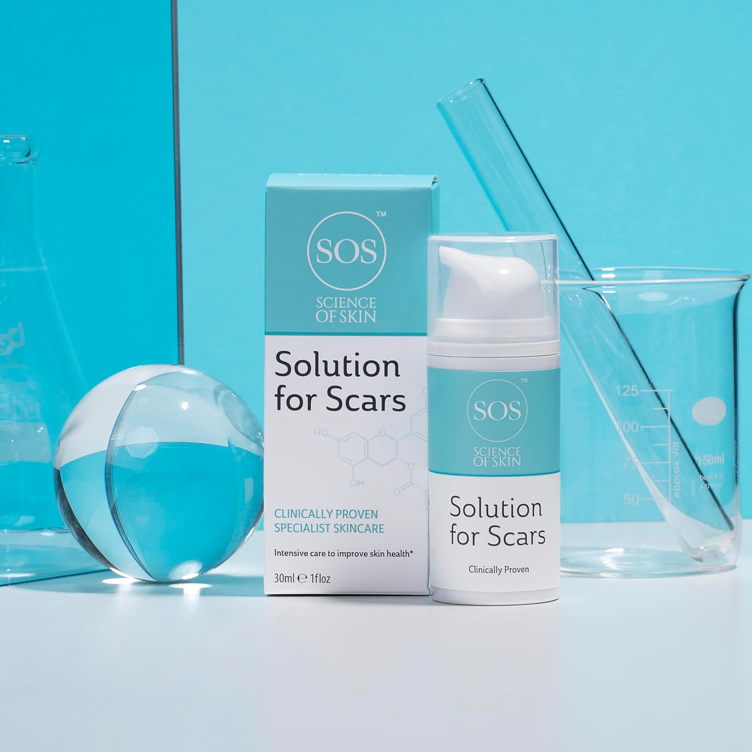 Science of Skin Solution for Scars-Clinically Proven Active Scar Cream. Reduces The Appearance of Old & New Scars. Clinically Proven to Reduce The Appearance of Scarring. Patent Protected Technology : Amazon.co.uk: Health & Personal Care