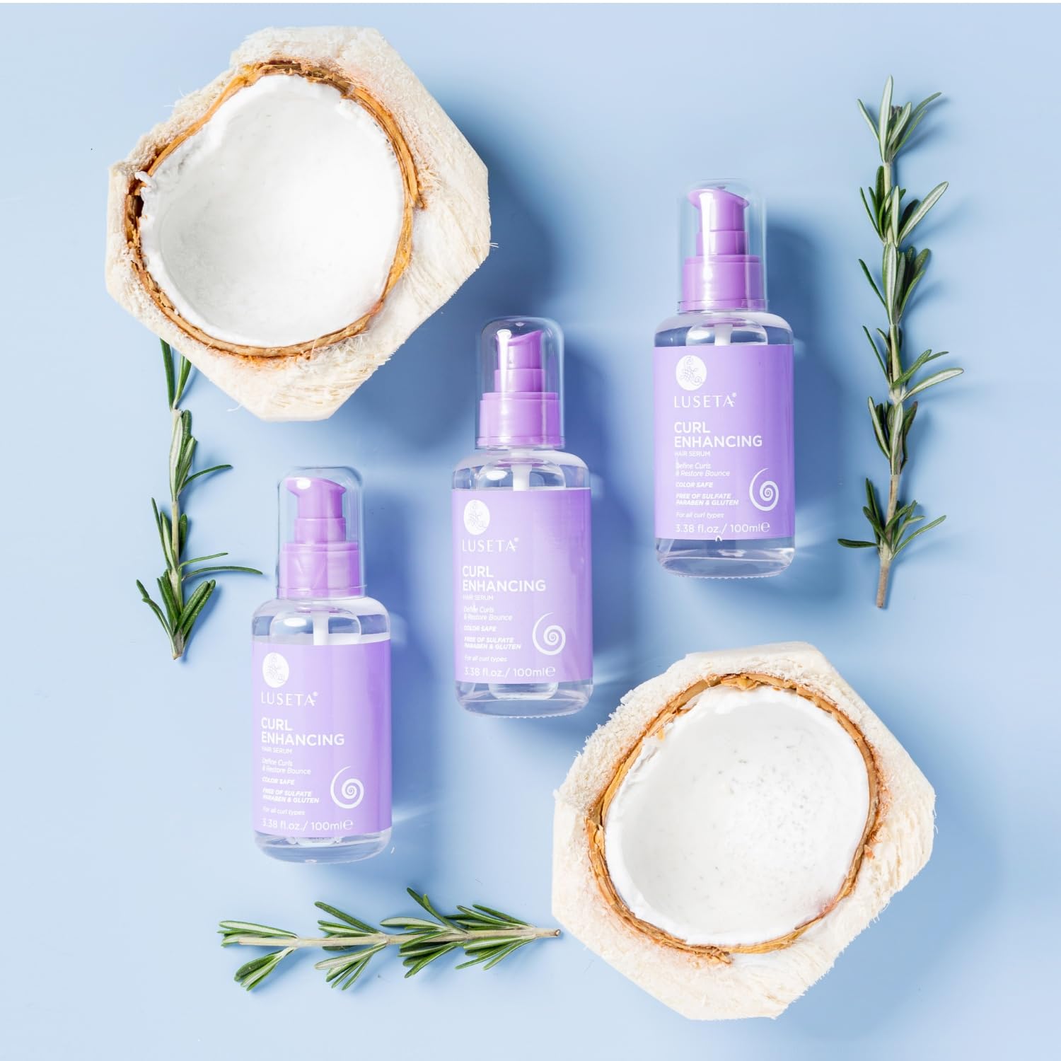 Luseta Curl Enhancing Hair Oil Define Curl & Restore Bounce Anti-Frizzing And Smoothing For Curly Hair Type 3.38Oz : Beauty & Personal Care