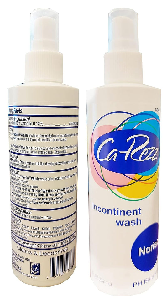 Ca-Rezz No Rinse Gentle Wash 11308 , 8Oz, 2 Bottlesq : Beauty & Personal Care