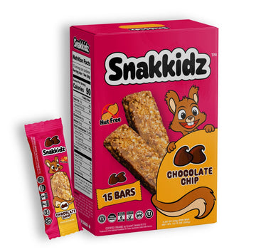 Snakkidz Organic Chewy Granola Bar, 45 Count Variety Pack, Nut And Allergen Free, Low Sugar, Made With Avocado Oil
