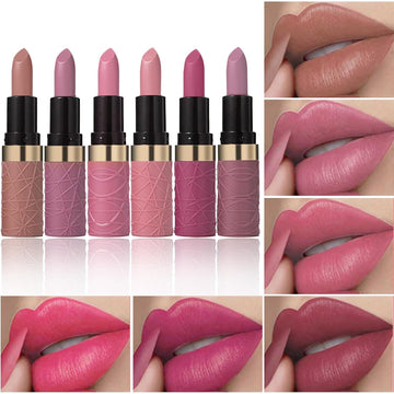 Bonnie Choice 3Pcs Metallic Glitter Lipstick Set, Mauve Red Pink Rose Gold Glitter Pearl Mermaid Shimmer Lipstick Sets For Women Waterproof Long Lasting 24 Hours Lip Stick Makeup Gift Sets-04#05#06