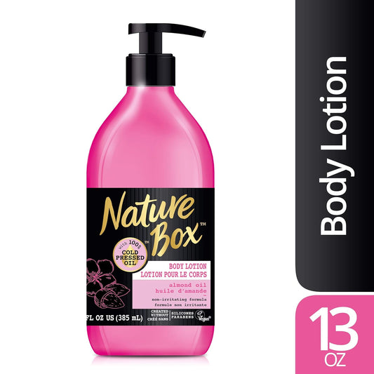 Sensitive Skin Body Lotion - With 100% Cold Pressed Almond Oil, 13 Ounce