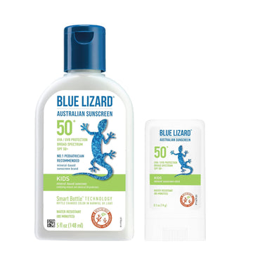 Blue Lizard Kids Mineral-Based Sunscreen Lotion And Stick Bundle - Spf 50+ - 5 Oz/.5Oz