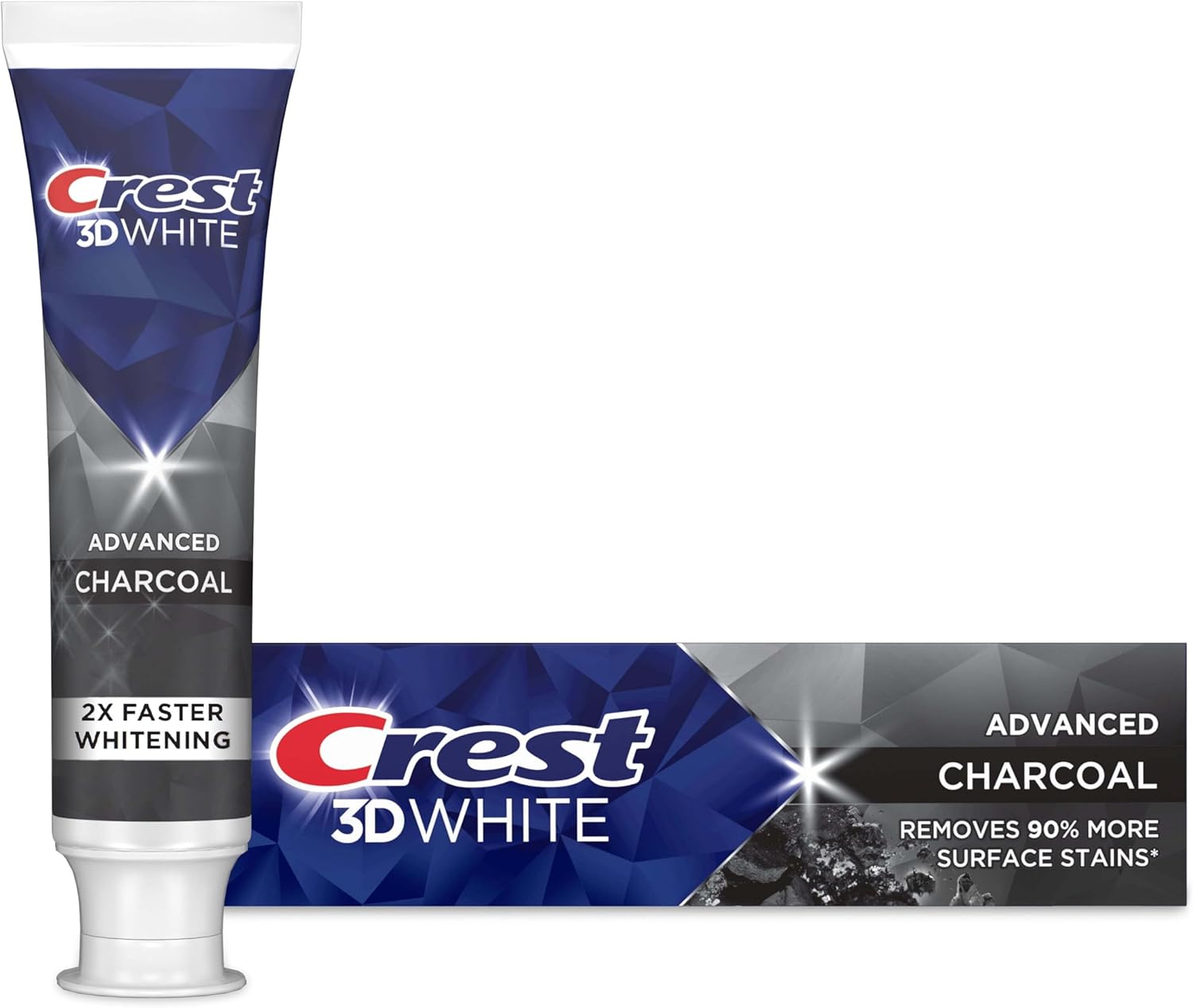 Crest 3D Toothpaste Charcoal Single