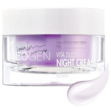 Neogen X Joan Kim Vita Duo Night Cream (50 G / 1.76 Oz) – Hydrating & Cooling & Relaxing Night Cream With Vitamin E And Lavender – Korean Skin Care