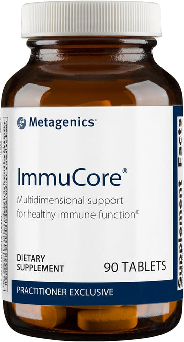 Metagenics Immucore - 333 Mg Vitamin C - Immune Support Supplement* - With Vitamin D, Zinc & Mushroom Extract - Gluten Free & Non-Gmo - 90 Tablets