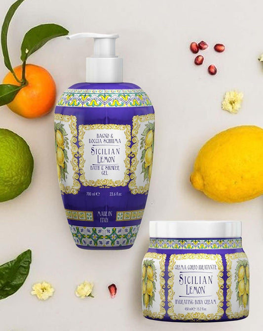Le Maioliche - Sicilian Lemon - Moisturising Body Cream 450 Ml