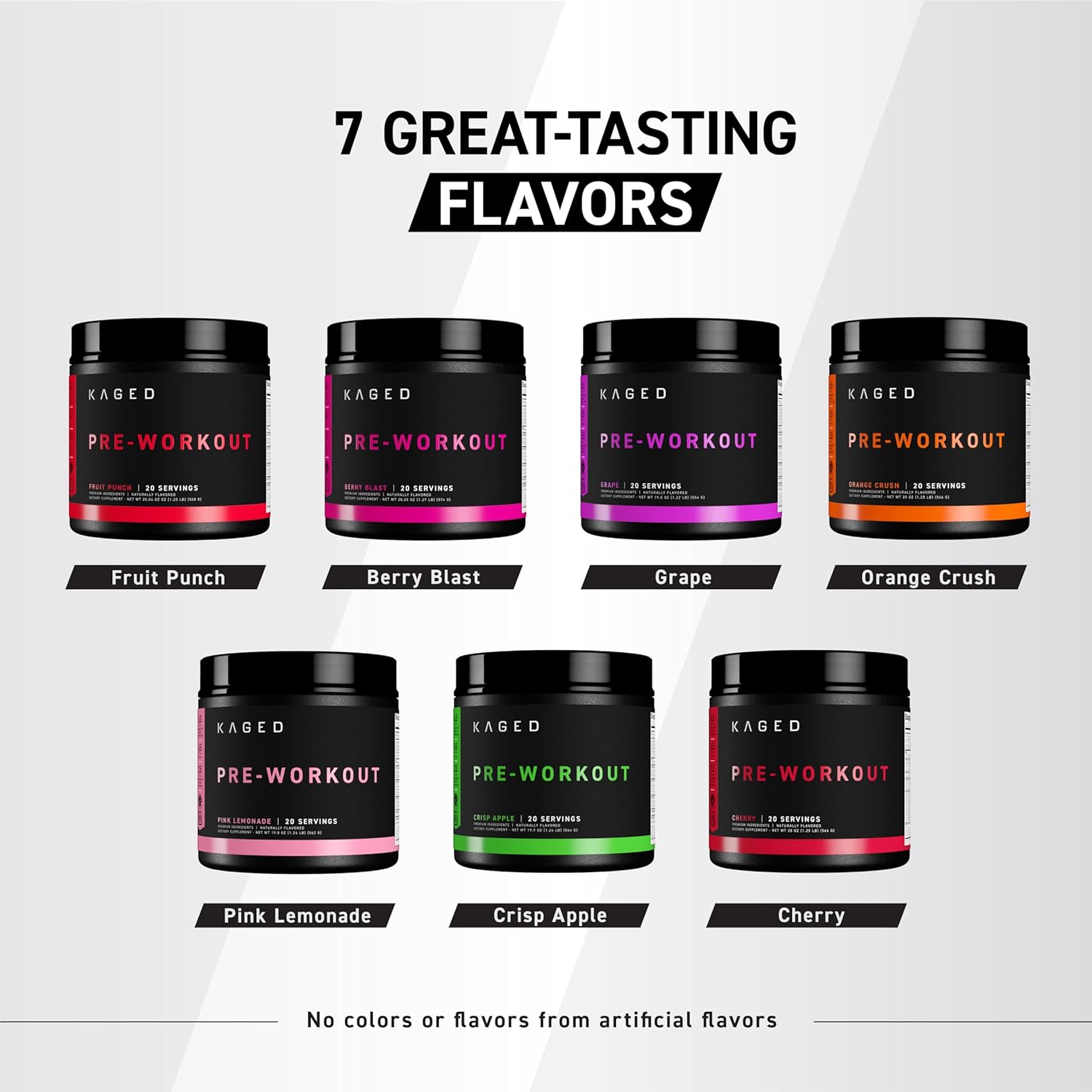 Kaged Original Pre Workout Powder Pink Lemonade Pre-Kaged Formulated With Creatine, Beta Alanine, Pure Caffeine 20 Servings : Health & Household