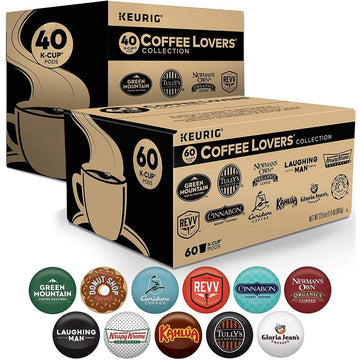 Keurig Coffee Lovers' Collection Variety Pack, Single Serve K-Cup Pods, Compatible with all Keurig 1.0/Classic, 2.0 and K-Café Coffee Makers, 100 Count