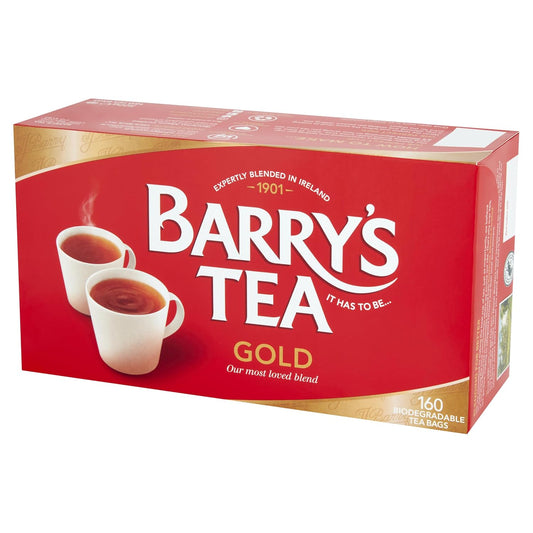 Barry'S Irish Tea Signature Gold Blend, 160 Ct (Pack Of 4)