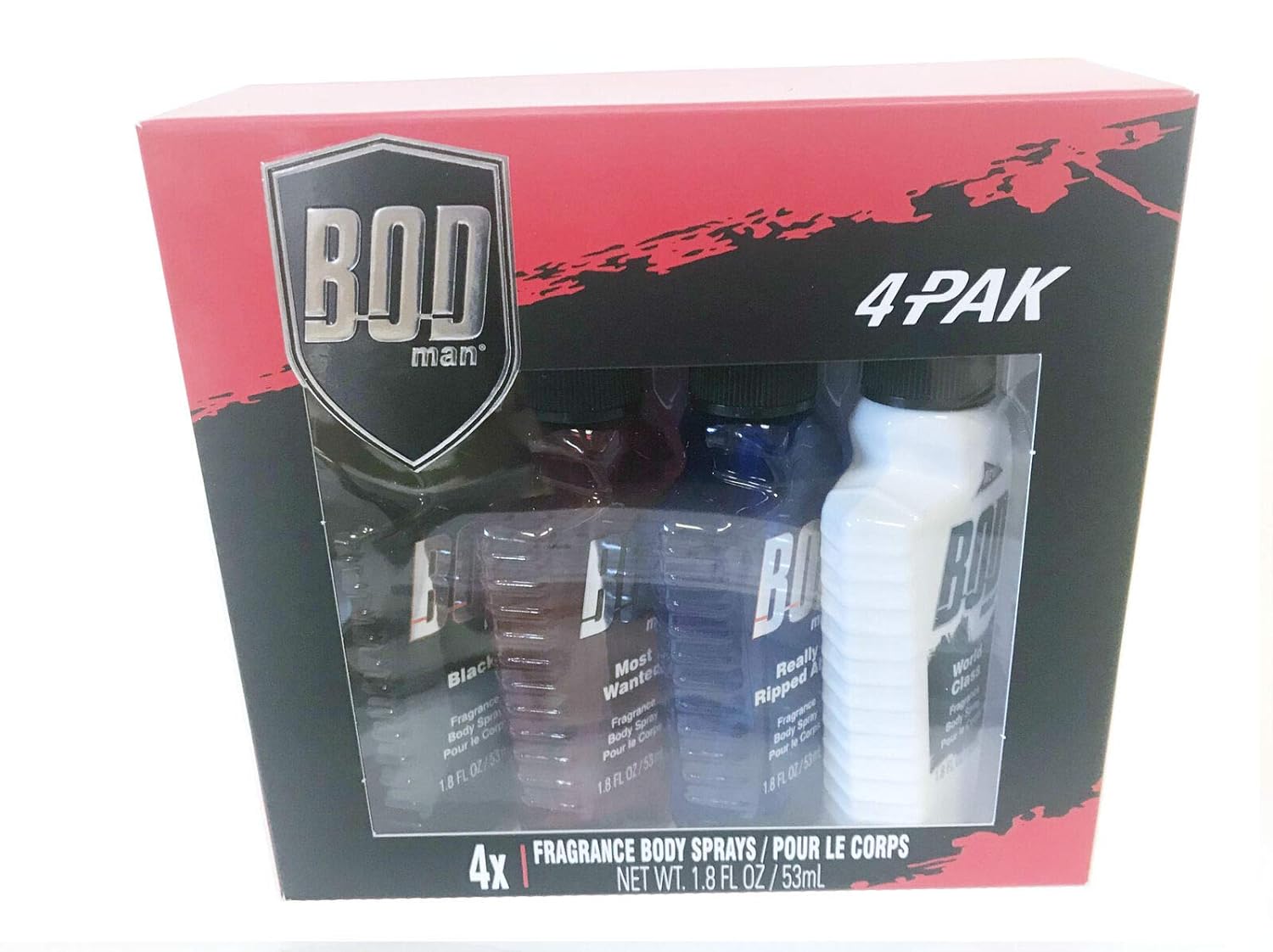 Bod Man Body Sprays, Fragrance