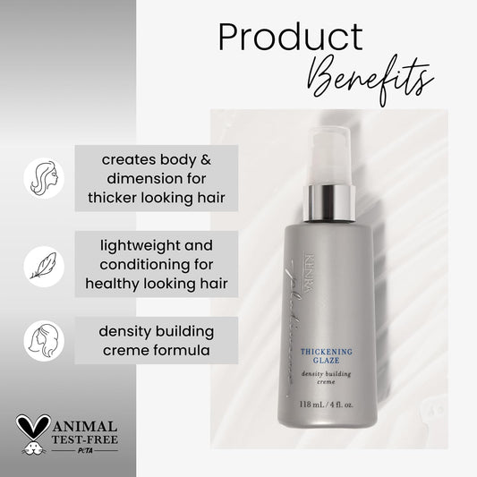 Kenra Platinum Thickening Glaze | Volumizing Styler | Adds Fullness & Body | Lightweight Conditioning | Density Building For Thick, Healthy-Looking Styles | All Hair Types