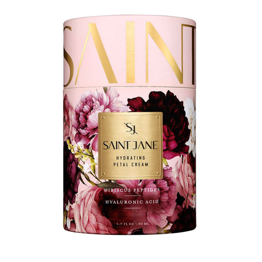 Saint Jane - Hydrating Petal Cream (Hyaluronic Acid + Vitamin C Daily Moisturizer) | Luxury, Floral-Infused, Clean Skincare (1.7 Oz | 50 Ml)