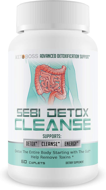 Sebi Detox Cleanse - Advanced Detoxification Support - Detox The Entire Body Starting With The Gut - Help Remove Toxins - Inspired By Dr Sebi Products - Natural Detox Cleanse - Keto Detox