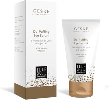 Geske | De-Puffing Eye Serum | For Dark Circles & Swollen Eyes | With Aloe Vera | Beauty Serum | Smooths The Eye Area | Vegan Formula Without Animal Testing | Complements Geske Smartappguided™ Devices
