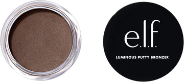 E.L.F. Luminous Putty Bronzer, Lightweight Putty-To-Powder Bronzer For A Radiant, Glowing Finish, Highly Pigmented, Vegan & Cruelty-Free, Island Hopping