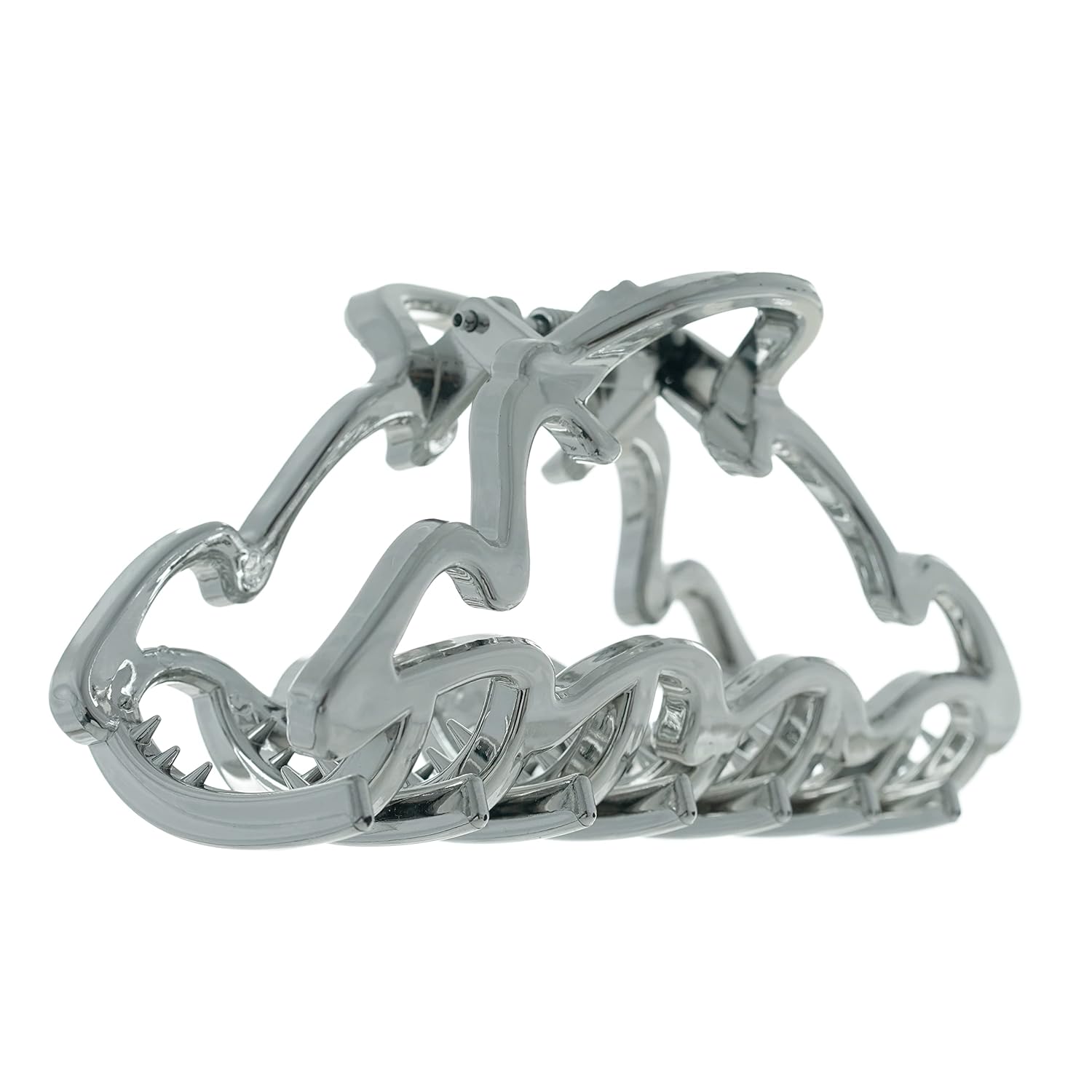 Ouidad Made for Curls XL Claw Clips, Gold and Silver, 2 Count : Everything Else