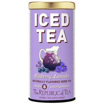 The Republic Of Tea Beautifying Botanicals® Beauty Blueberry Lavender Herbal Iced Tea Bags (8 Count)