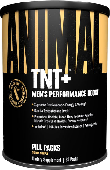 Animal Tnt+ - Mens Support, Prostate Support, Adaptogen & Stress Support, Nitric Oxide