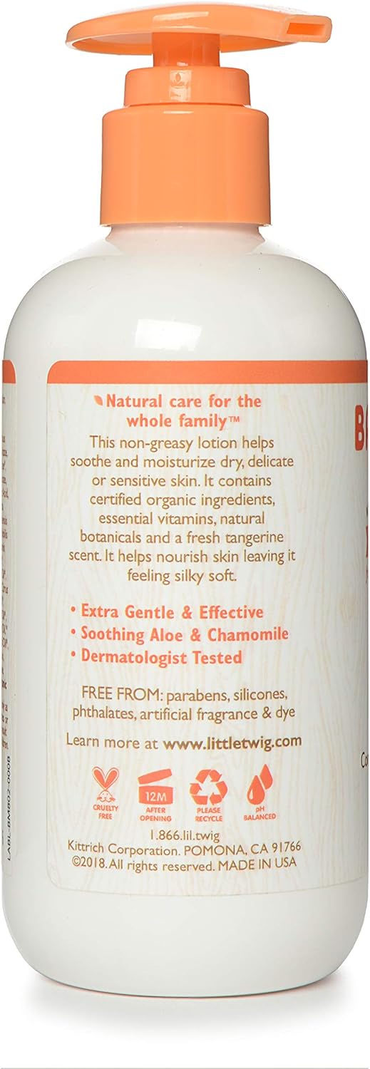 Little Twig Baby Lotion, Natural Plant Derived Formula, Tangerine, 8.5 Fl Oz
