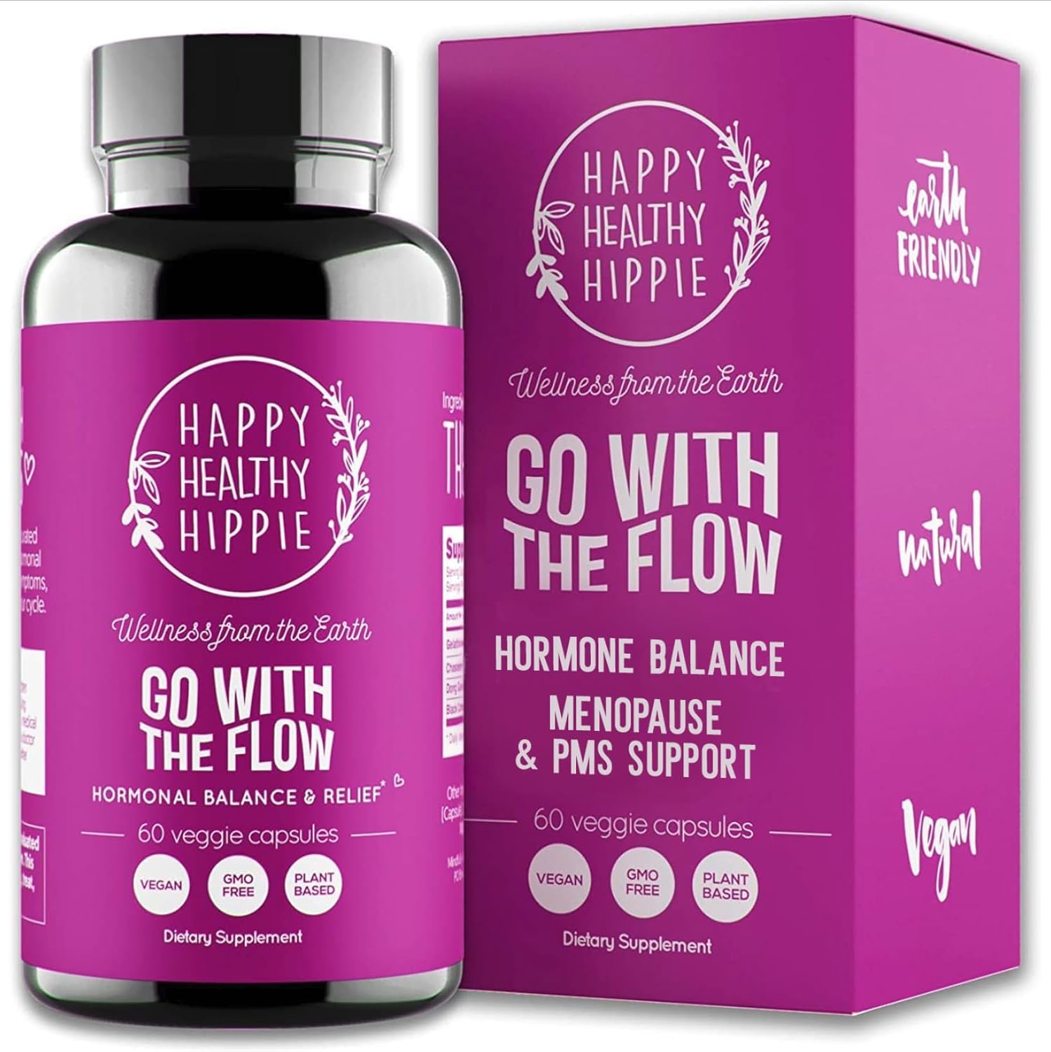 Happy Healthy Hippie Positive Flow (2-Pack) - Joy-Filled & Go with The Flow : Health & Household