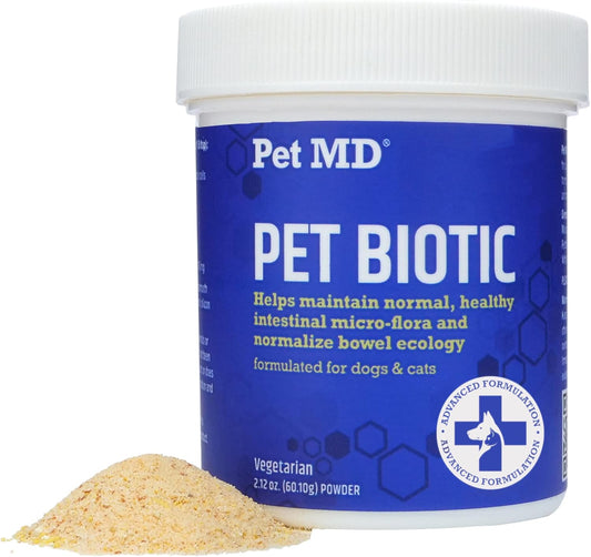 Pet Md Biotic Probiotic Powder & Wrap A Pill Cheese + Bacon Flavor Pill Paste