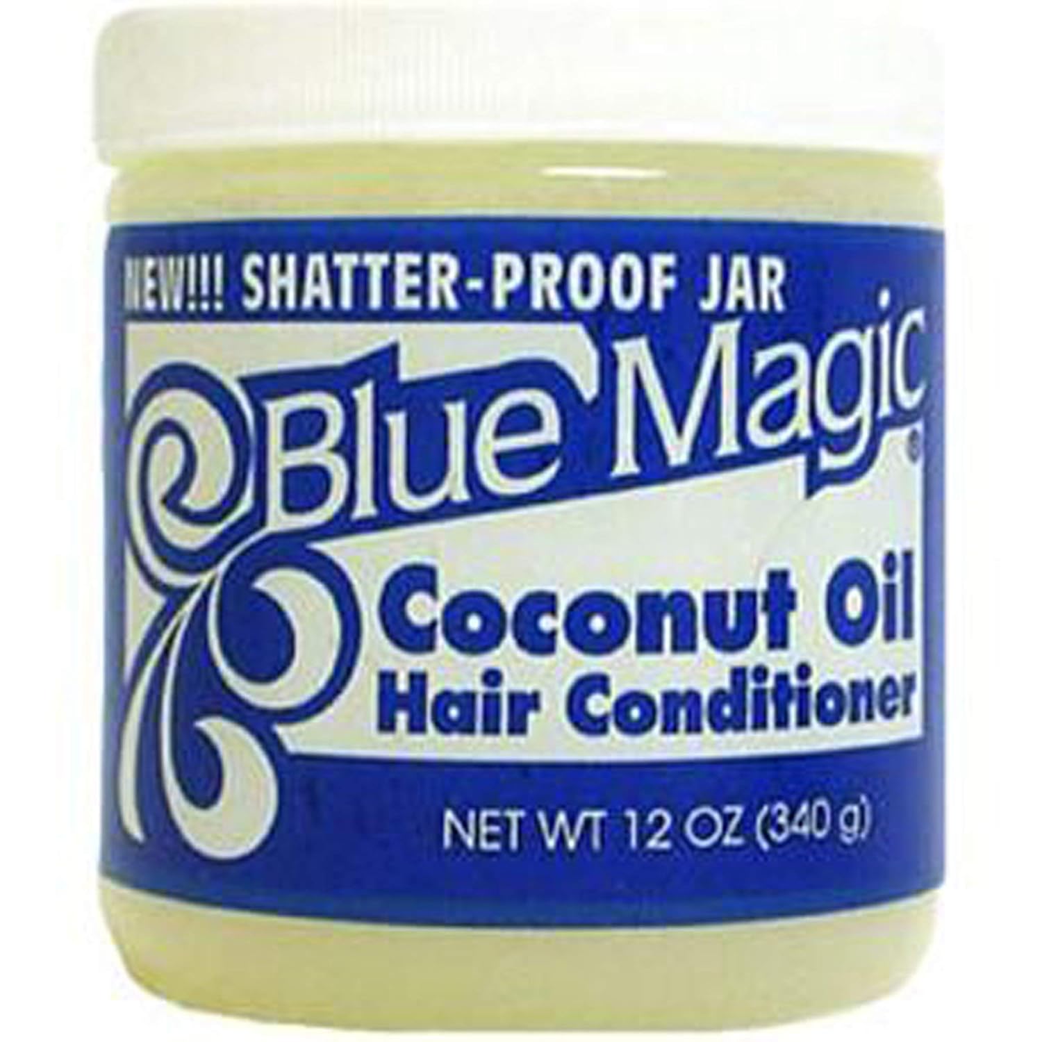 Blue Magic Shea Butter Hair Conditioner With Coconut Fruit Extract 12 Ounce Jar (340Gm) : Beauty & Personal Care