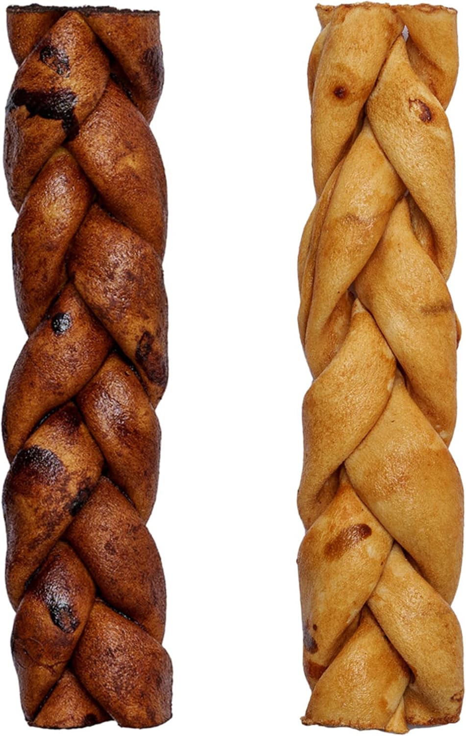 Pet Factory 100% Made in USA Beefhide 7" Braided Sticks Dog Chew Treats - Beef & Chicken Flavor, 6 Count/1 Pack : Pet Supplies