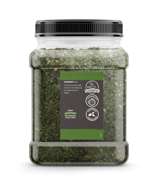 Birch & Meadow 4 Oz Of Dried Chives, Thin & Delicate, Sauces & Soups