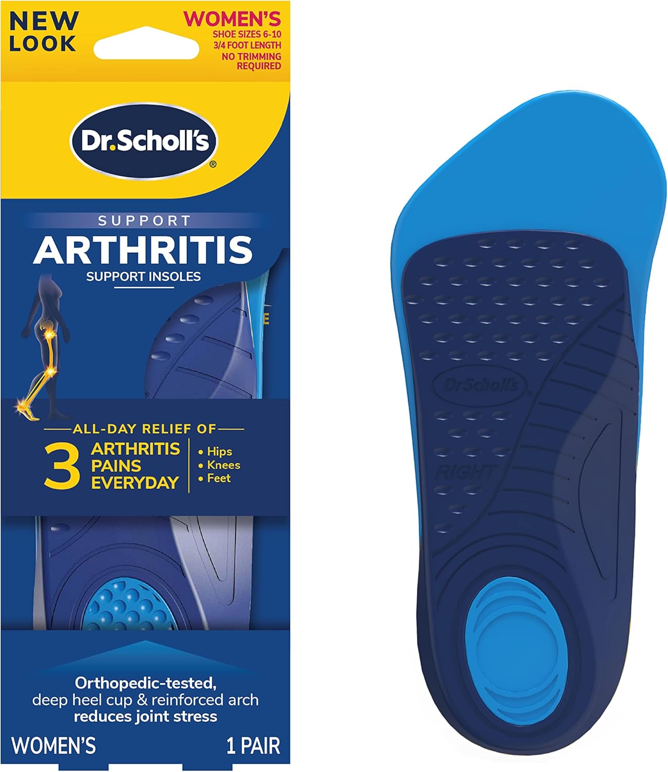 Dr. Scholl'S Arthritis Support Insoles, Women, 1 Pair