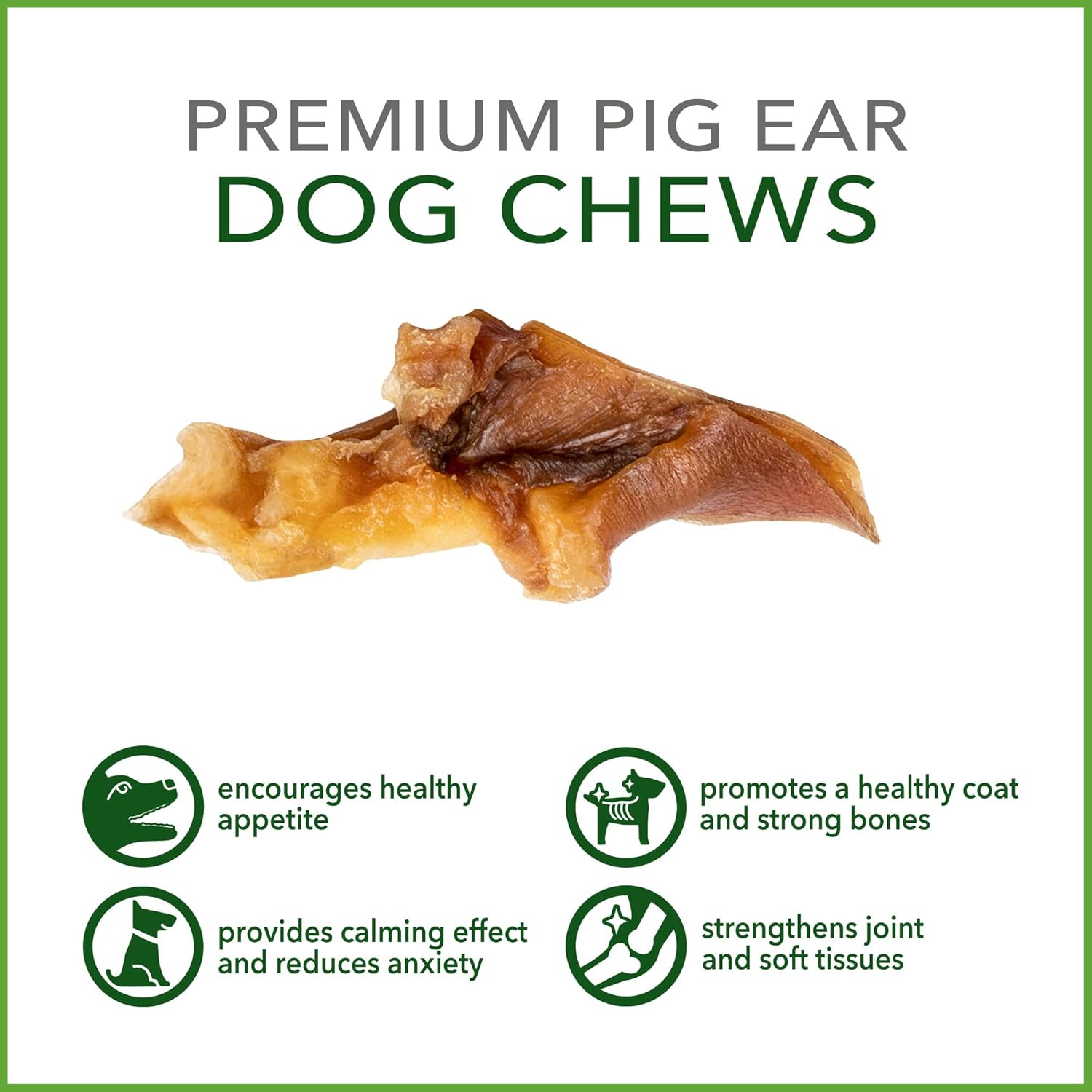 Pet Factory Real Chewz Piggy Bites Dog Chew Treats, 100% All-Natural - 16 oz : Pet Supplies