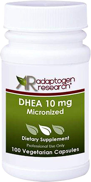 Dhea 10Mg Micronized High Absorption Support Immunity, Brain, Bones, Metabolism And Lean Body Mass 100 Vegetarian Capsules