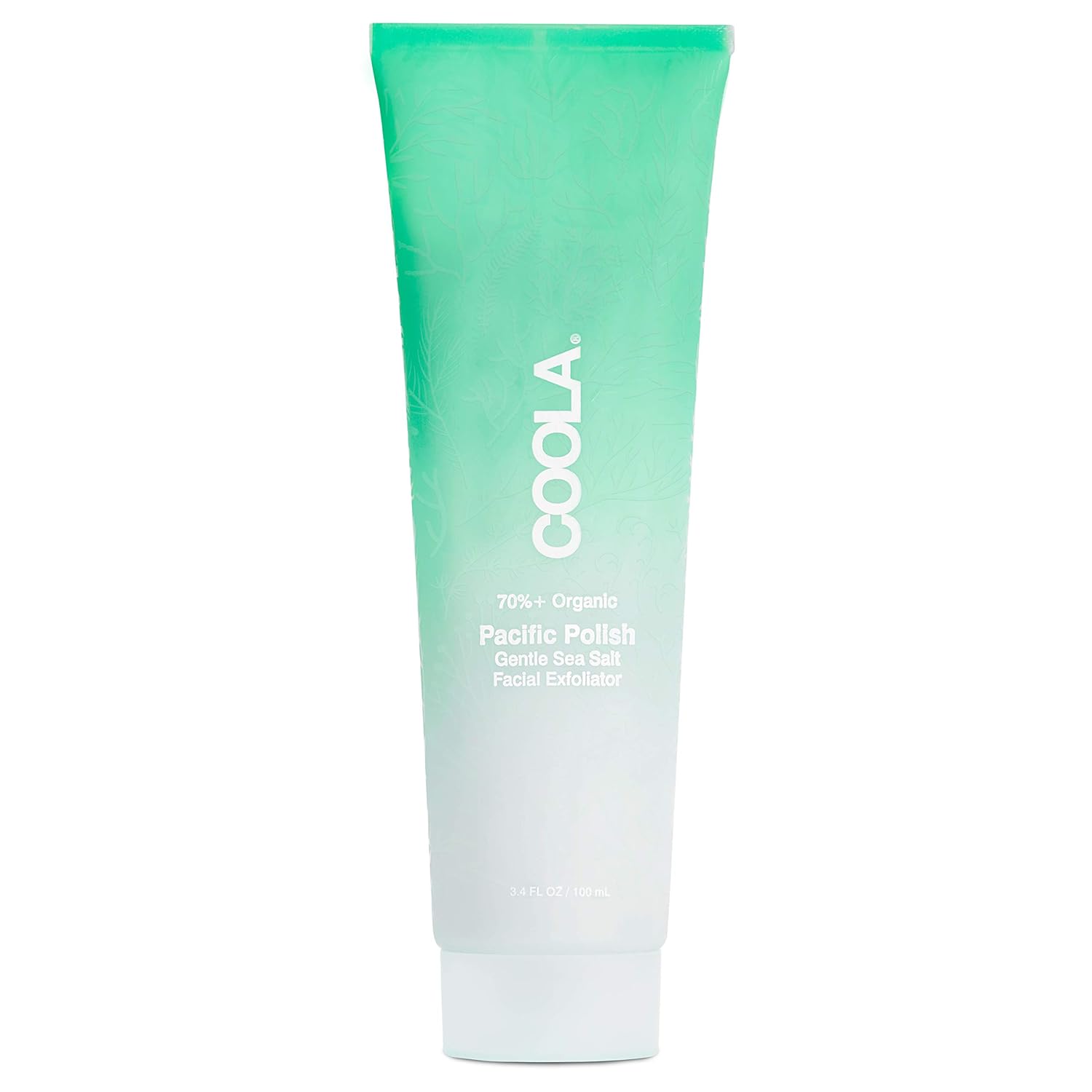 Coola Organic Pacific Polish Face Exfoliator, Dermatologist Tested Skin Barrier Protection With Coconut Oil, Vegan And Gluten Free, 3.4 Fl Oz